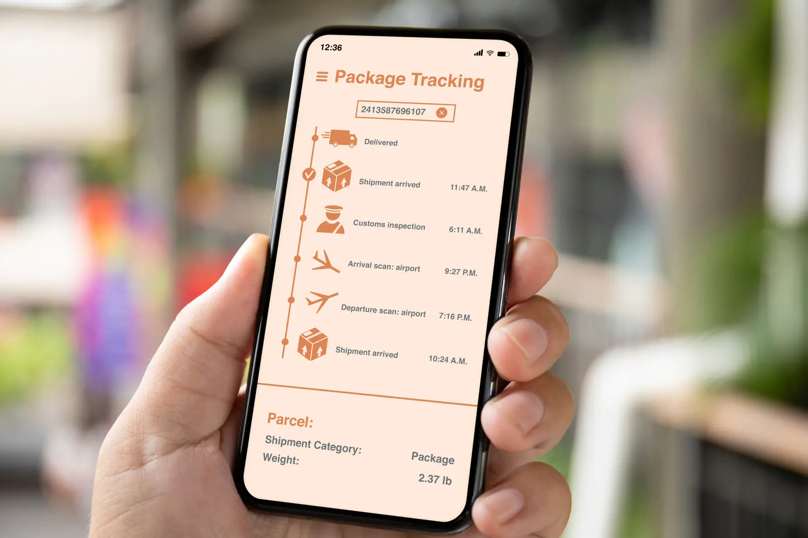 Package Tracking Mobile App